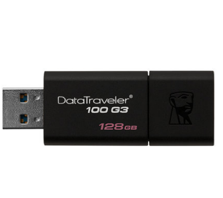 金士顿U盘128gU盘DT100G3 高速USB3.0