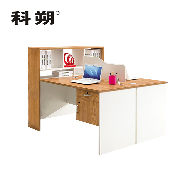科朔 办公桌职员桌员工桌简约写字台板式办公桌2人位KSB1513