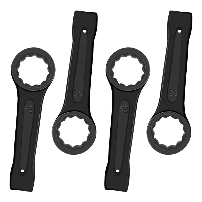 立伟铁牛敲击梅花扳手65mm/把高清大图