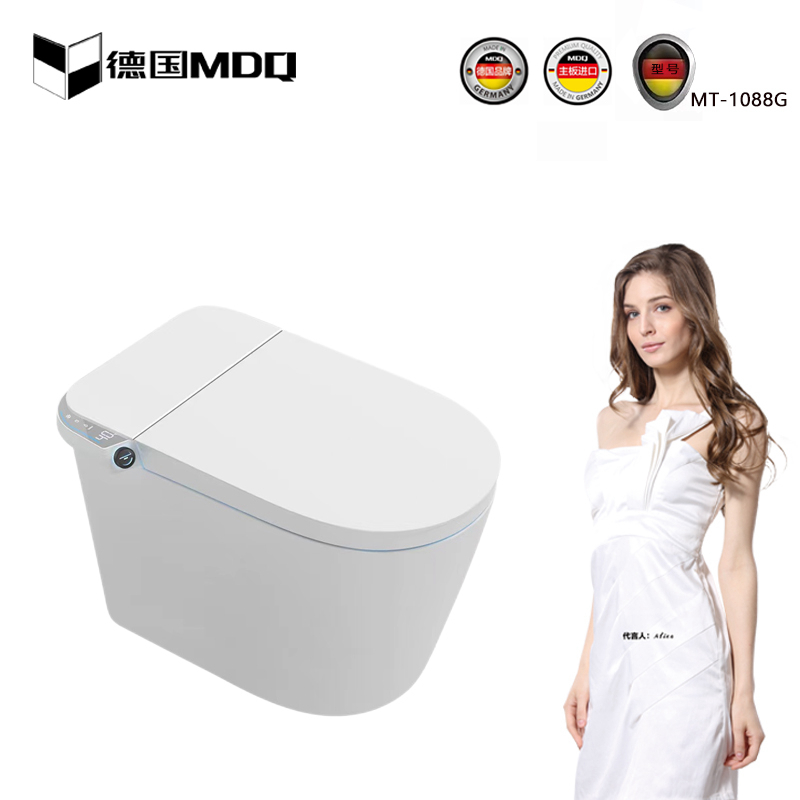 德国MDQ麦德琪智能马桶坐便器(MT-1088G)U型加宽坐圈专利旋转泡泡盾小蛮腰陶瓷体