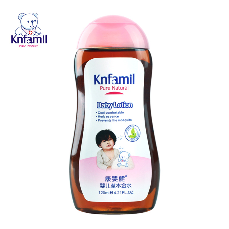 康婴健婴儿草本金水120ml 新生儿助澡金水防蚊祛痱清凉水儿童植物配方泡澡金水 有香味清凉水 防蚊/驱蚊 120ml