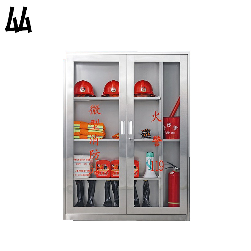 厸不锈钢消防柜四层台高清大图
