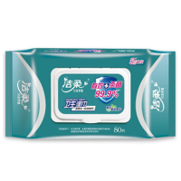 洁柔卫生湿巾(C&S) 加厚80片*1包 99.9%杀菌清洁
