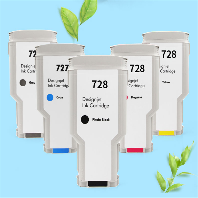 T728墨盒一套 适用惠普T730/T830 国产替代