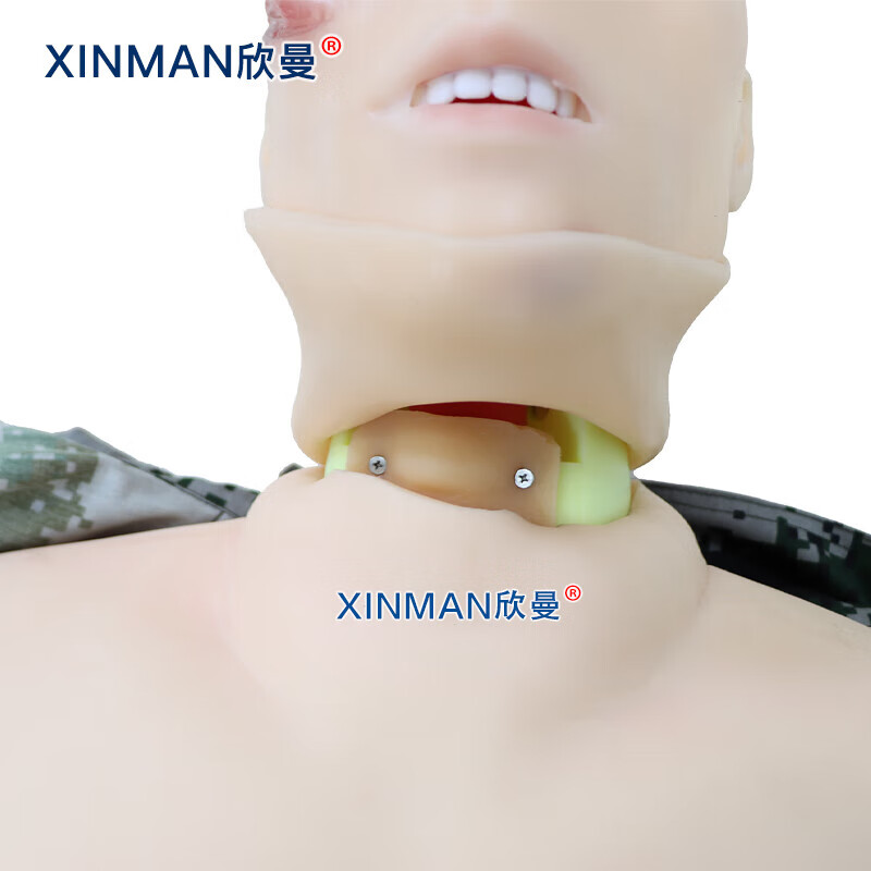 欣曼科教 基础伤情模拟人 卫勤战创伤救治技术训练模拟人 平板电脑控制 评估交互版XM-Y1012高清大图