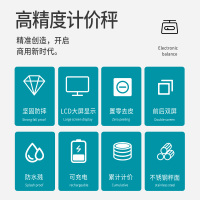 电子秤商用计价秤台秤精准称重厨房秤家用小型卖菜水果市场秤计重水果磅秤 30KG