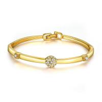 Z002 Women Gold Bracelet 女士水晶手镯镀18K玫瑰金日韩首饰配饰
