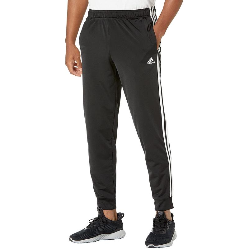 阿迪达斯(adidas)男运动长裤透气舒适束脚训练裤带logo侧条休闲跑步裤
