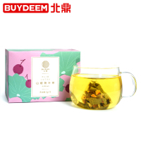 北鼎（Buydeem）山楂荷叶茶解腻刮油告别小肚腩 盒装3g*10