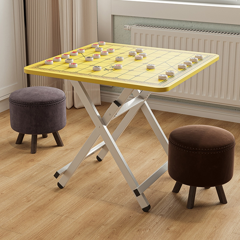 户外折叠桌闪电客餐桌中国象棋棋盘桌小桌子正方型简易家用小户型出租