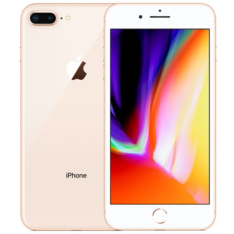 [全新正品]Apple/苹果 iPhone 8PLUS 美版有锁全新未激活 裸机 移动联通4G 金色 64GB 5.5英寸屏幕 智能手机[裸机]