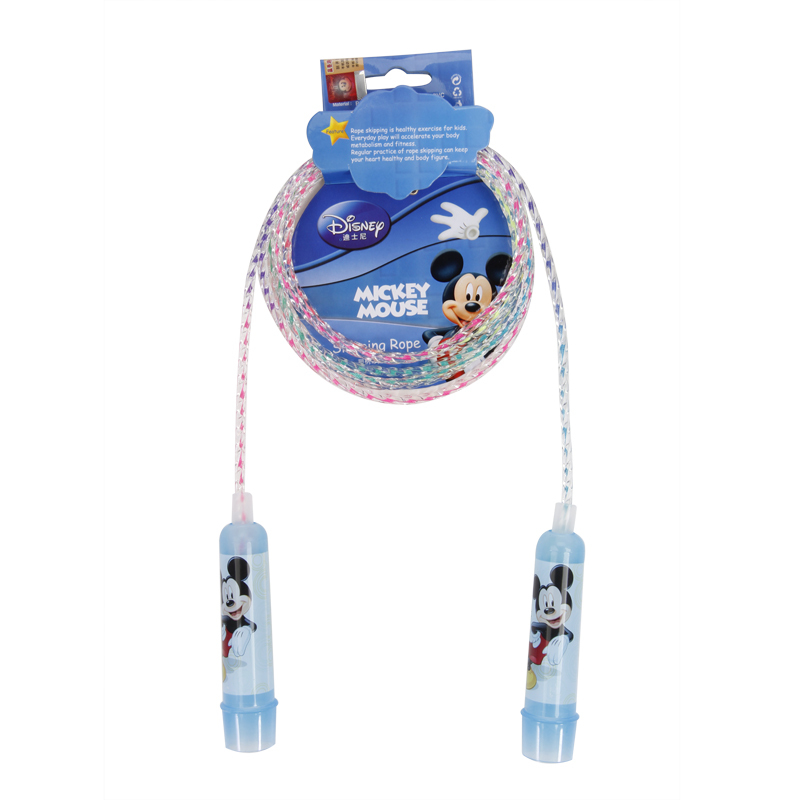 迪士尼(Disney)儿童跳绳透明彩色跳绳SD31001