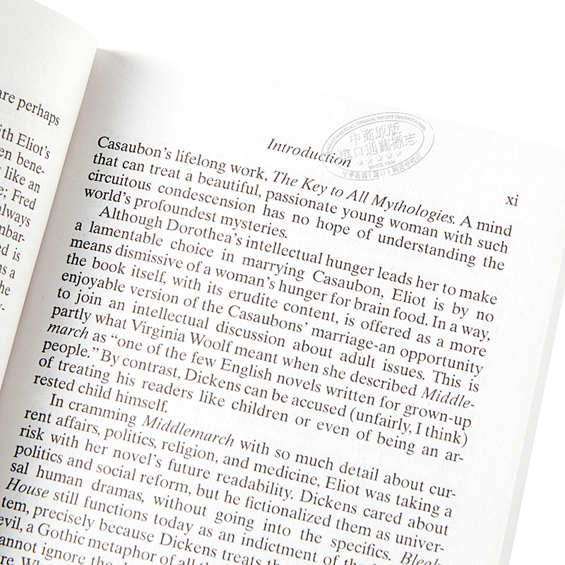 [正版]中商原版米德尔马契 英文原版 经典文学 Middlemarch 乔治艾略特 George Eliot Sign高清大图