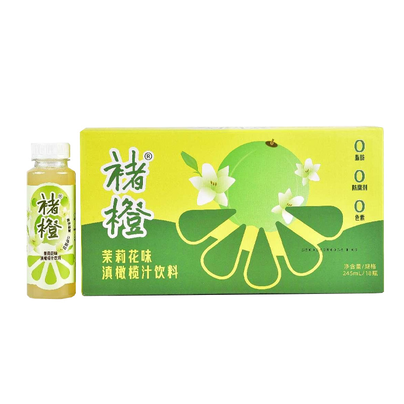 褚橙 滇橄榄汁饮料 245ml*18瓶 箱