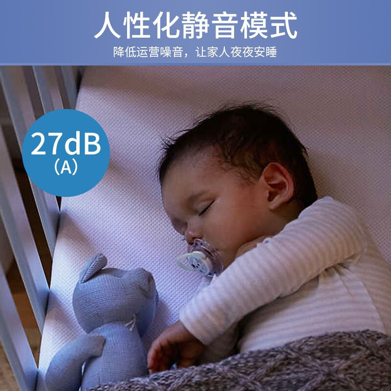 飞利浦(PHILIPS)加湿器 纳米无雾冷蒸发 迷你办公室卧室桌面床头家用空气加湿HU4706/01 白色 次品开封