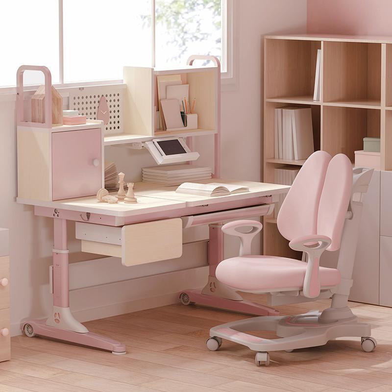 黑白调学习闪电客时光儿童学习桌小学生书桌实木课桌家用写字桌椅套装