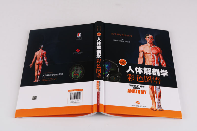 [正版]人体解剖学彩色图谱第二版500余幅数字图像图片医学教学图谱系列人体器官结构医科解剖学专业教师学生临床医生书籍上高清大图