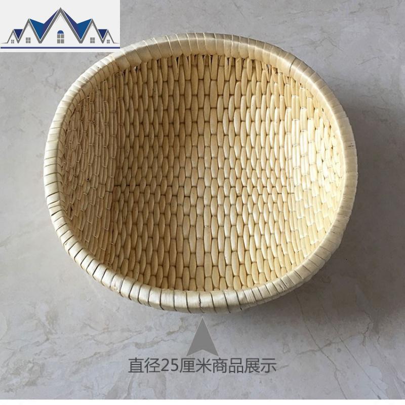 藤编柳编收纳筐笸箩馒头筐食品篮水干果展示篮婚嫁针线筐面包篮 三维工匠收纳篮 42厘米筐+1个45厘米小被子