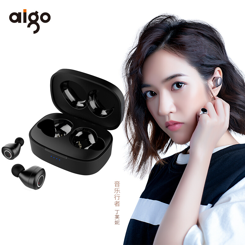 爱国者 aigo T03 TWS真无线蓝牙耳机 运动耳机 苹果华为小米手机通用 (单位:个)