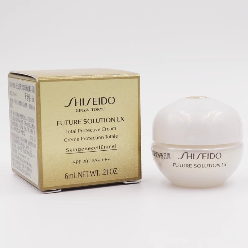 [香港直邮](3件装)资生堂时光琉璃御藏臻养日霜6ml试用中小样提拉紧致舒缓面霜高清大图