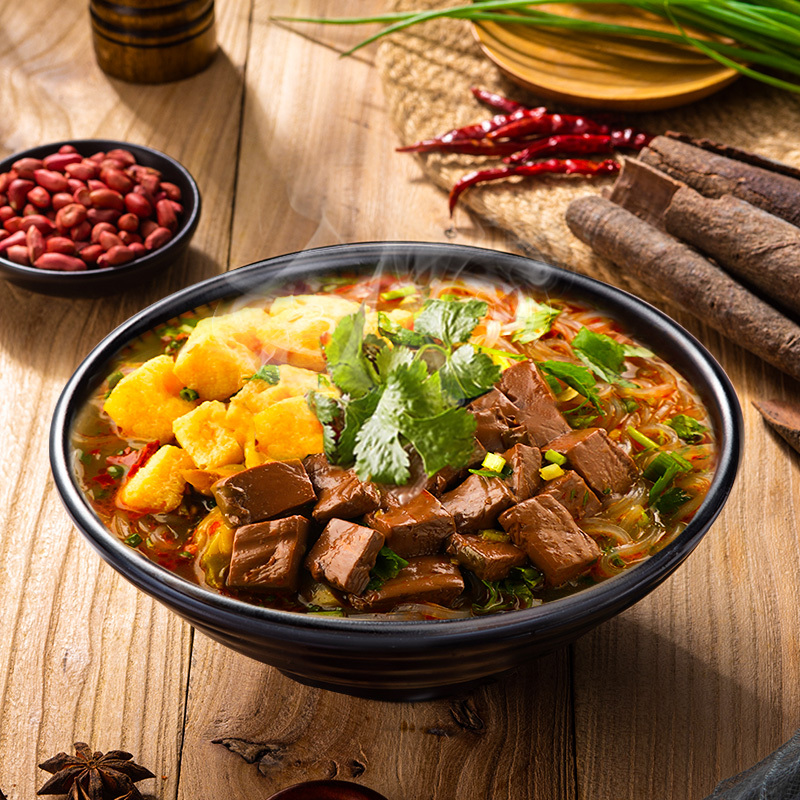 [39任选12件/69任选24件]刻凡[鸭血粉丝汤150g]方便速食懒人宵夜解馋