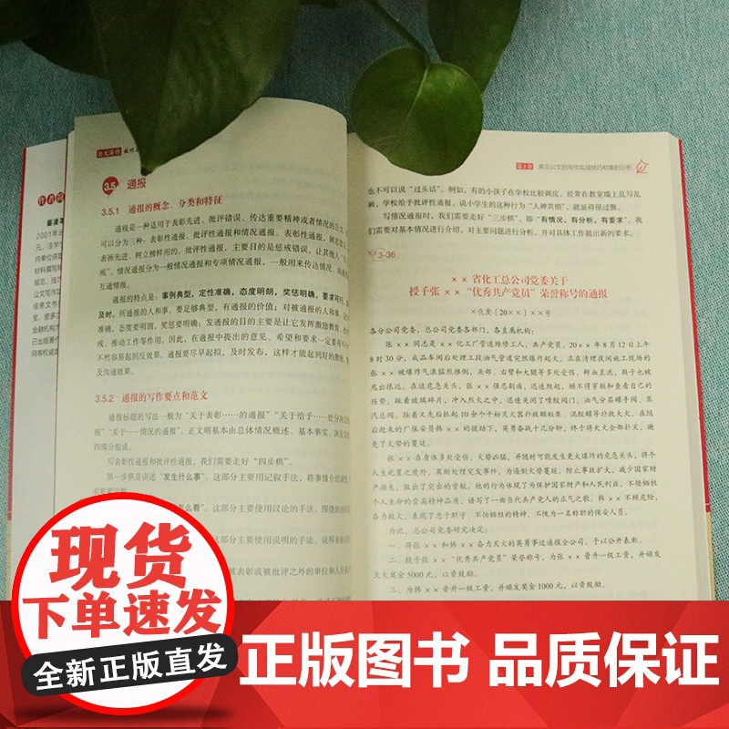 新书 公文写作技巧与案例 机关笔杆子 集15年办文经验手把手教你写好公文 148例范文写作分析及常见错误事例解析高清大图