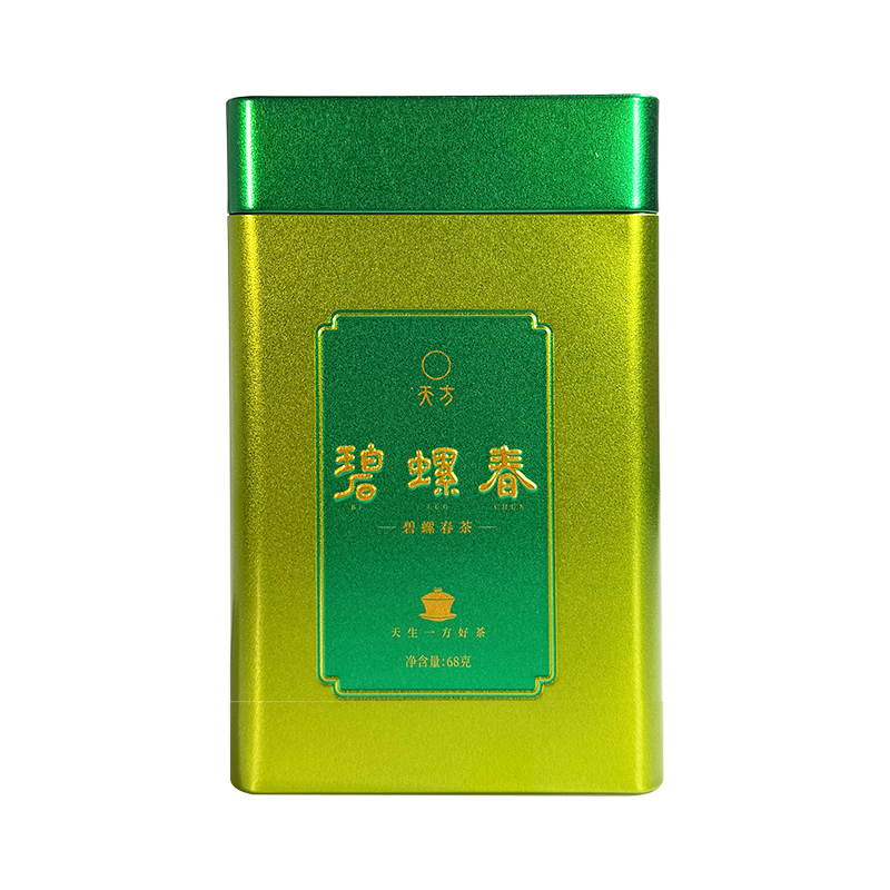 [中华特色]池州馆 春茶绿茶天方茶叶碧螺春绿茶68g/听 雨前高山浓香耐泡型绿茶 江苏苏州碧螺春绿茶 华东