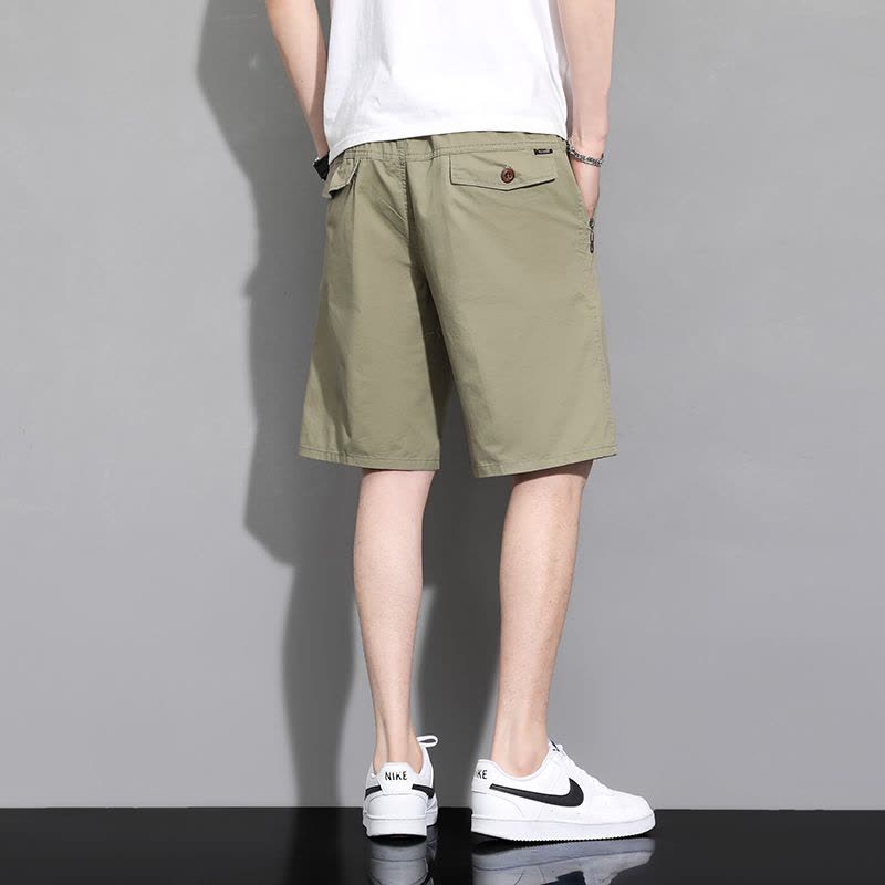 渔人船长夏季男士五分裤轻薄透气纯棉休闲运动裤短裤图片