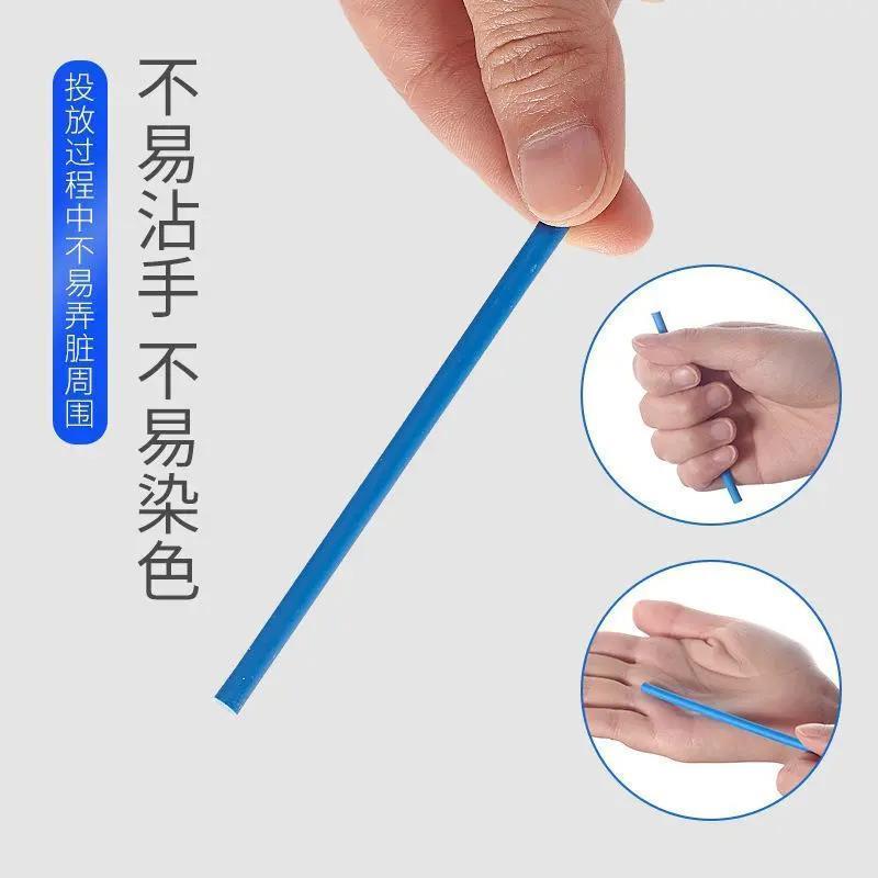 即墨百货清洁管道厨房厕所下水道油污溶解剂地漏除臭防堵塞一根通 2盒装/12根