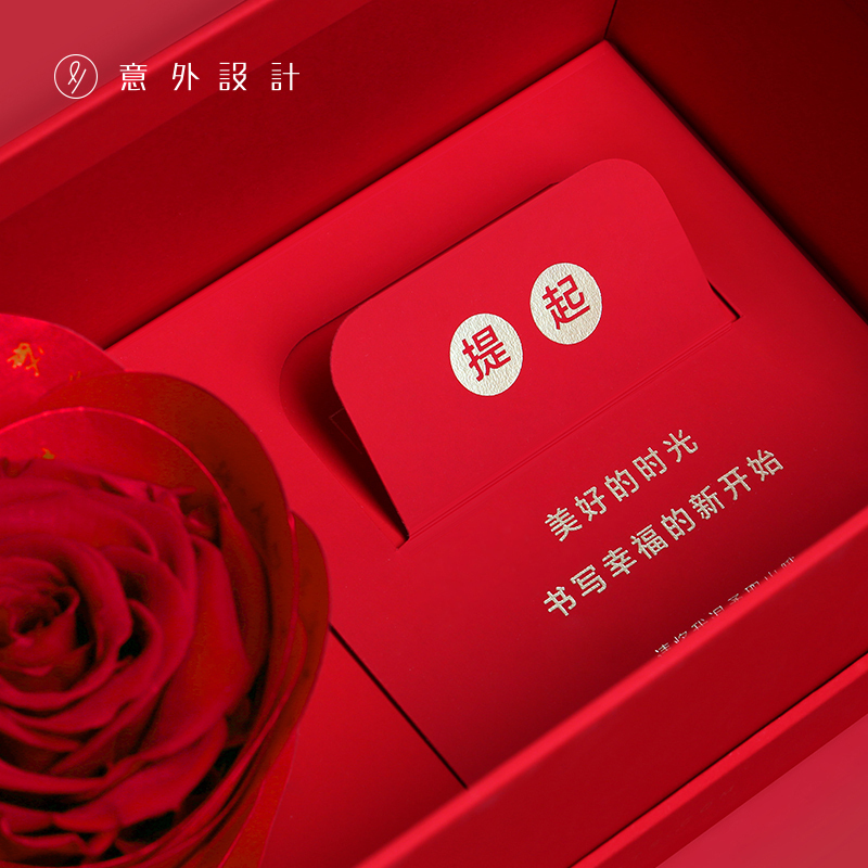 意外设计 小时光便携钢笔花信礼盒 (经典版) 红花梨 EF尖