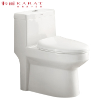科勒旗下品牌KARAT卡丽连体抽水马桶防臭节水科勒座便器静音虹吸坐便器76384/76385