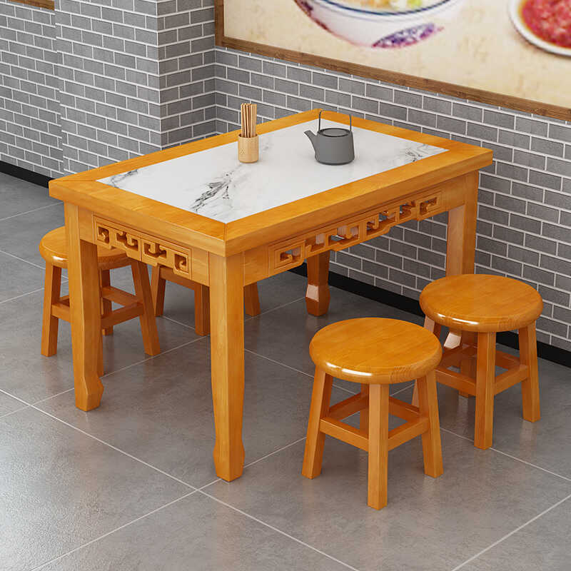 圣承启餐桌1米套高清大图