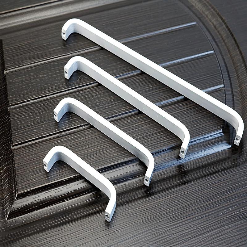 红缅鞋柜门把手现代简约实心空心太空铝合金拉手*1个高清大图