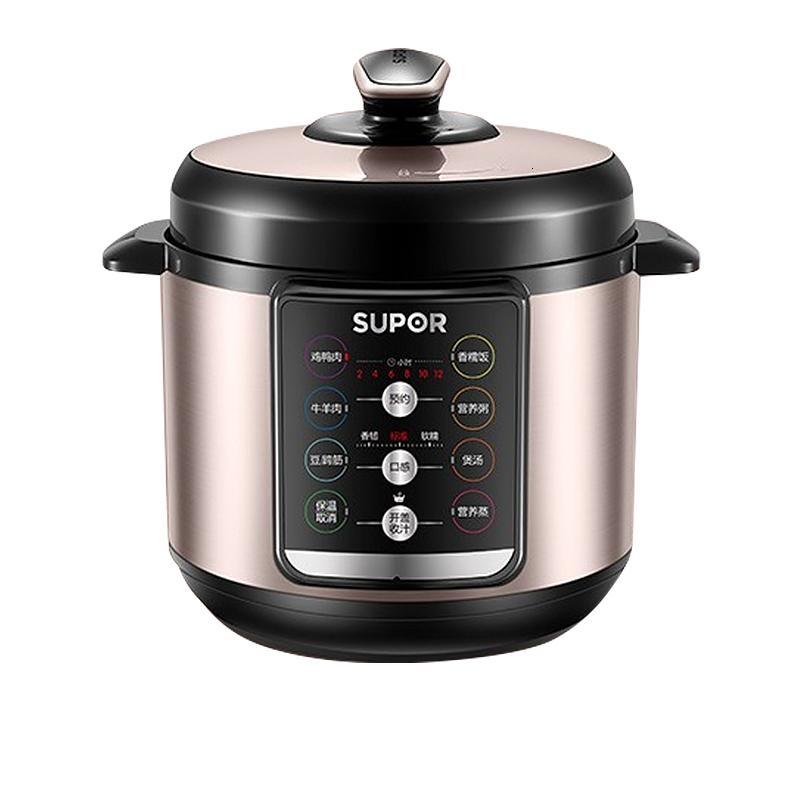 苏泊尔(SUPOR)电压力锅 4L双胆高压锅家用电压锅智能预约高压煮饭煲汤锅 一键排气开盖收汁 SY-40YC13 4L
