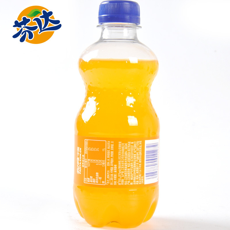 芬达橙味碳酸饮料汽水饮品pet300ml4瓶可口可乐出品迷你瓶装小瓶