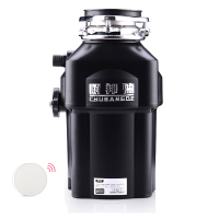 厨邦德 VQ800 厨房家用食物垃圾处理器 厨余粉碎机 无线开关免打孔 食品水池下水道 残渣处理机 交流变频节能
