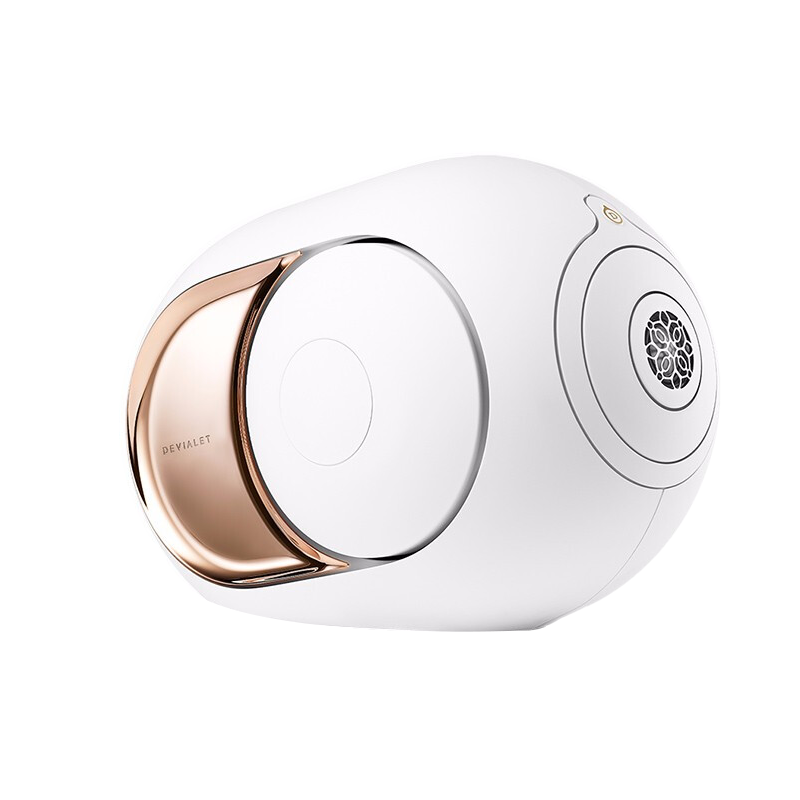 DEVIALET 帝瓦雷Phantom I 蓝牙音箱家用影院电视音箱高保真重低音WiFi音响 108dB 流金白+树台