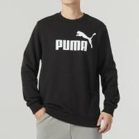 PUMA彪马卫衣男装新款宽松运动服上衣圆领休闲套头衫682722-01 ZP XL 682722-01/黑色