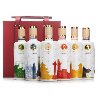 五粮液股份出品 五粮 国宾套酒(彩装)52度 500ml*6瓶 箱装 浓香型白酒