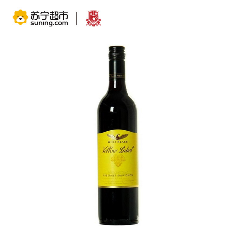 纷赋黄牌赤霞珠干红葡萄酒750ml 单支装
