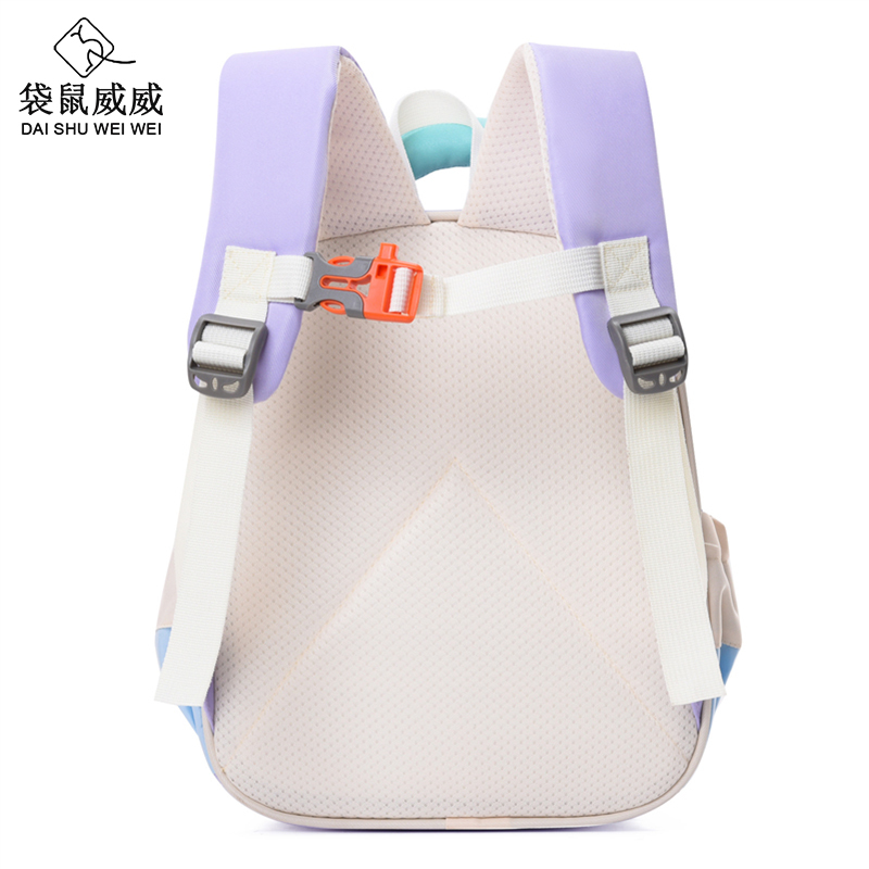 袋鼠威威 幼儿园背包 儿童书包 送24色彩泥 XFH875-2高清大图