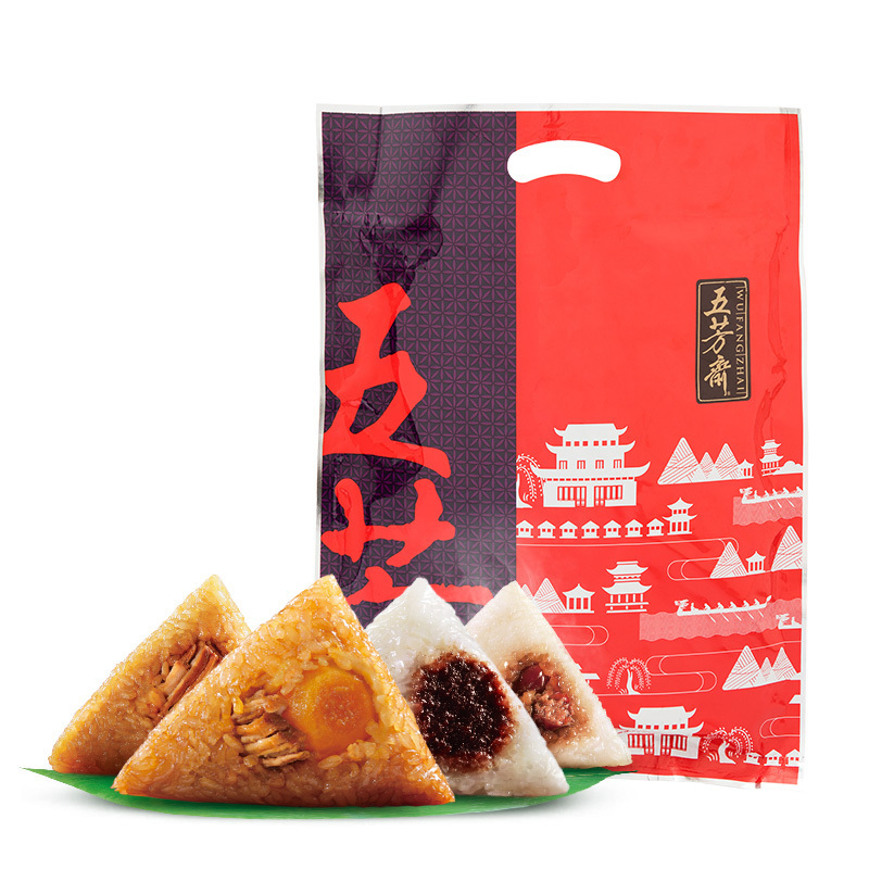 [五芳斋_多多礼袋*2袋]嘉兴特产粽子五芳斋粽子多口味组合装