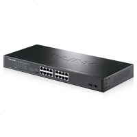 TP-LINK TL-SG1218P 16口千兆POE网络交换机网线供电48V无线AP监控摄像电脑办公tplink