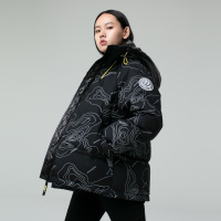 波司登羽绒服女中长款2020新款撞色潮流时尚个性冬装外套B00143020
