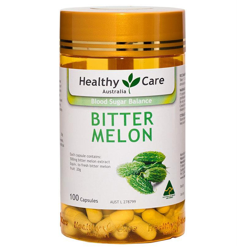 healthycare苦瓜素软胶囊100粒1瓶装hc苦瓜提取物清脂清火清毒降糖