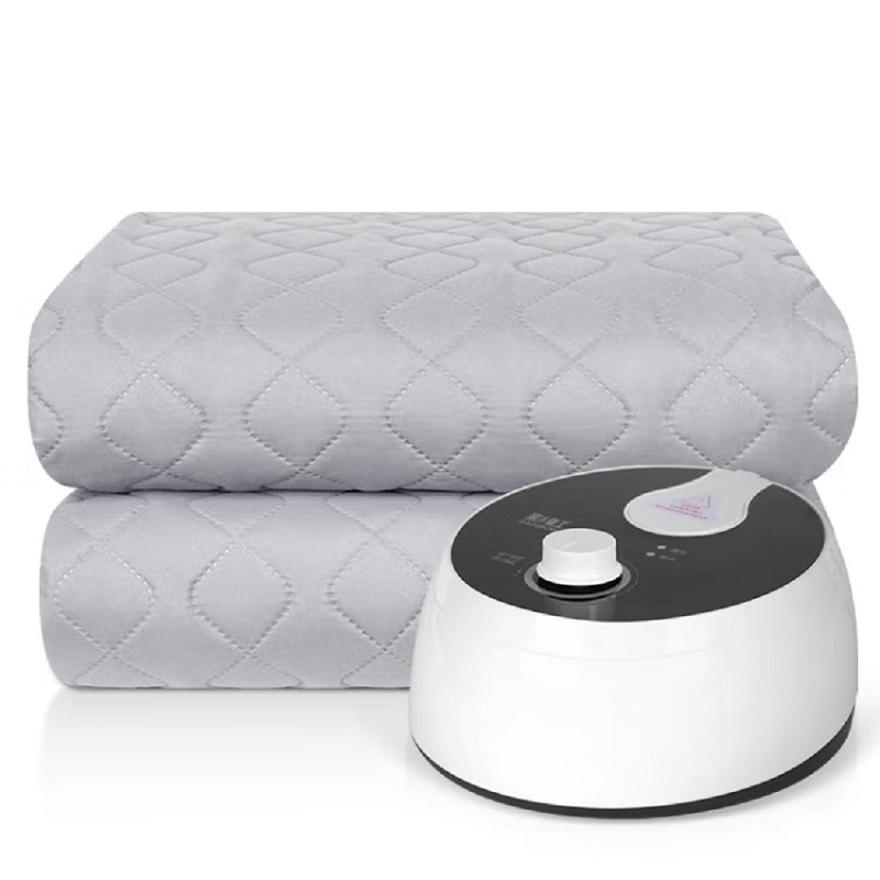 彩虹 驱潮保暖除螨磨毛面料双人恒温水暖毯2*1.8米 C191