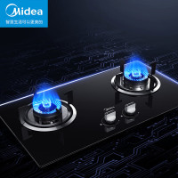 美的(Midea)燃气灶 天然气 4.5KW大火力台嵌两用 一级能效灶具 JZT-QW08**