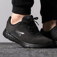 Skechers/斯凯奇男鞋新款透气缓震轻便软底运动休闲鞋跑步鞋54354-BBK ZP
