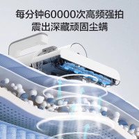 松下(Panasonic)除螨仪紫外线杀菌机家用床上大吸力强拍打清洁小型吸尘器 MC-DC10W