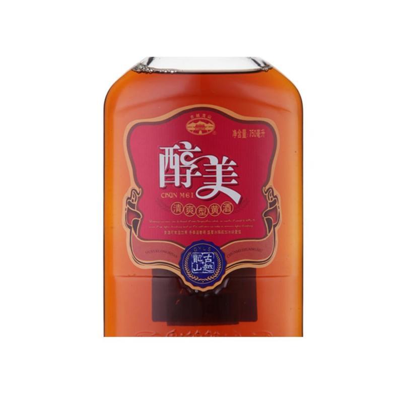 古越龙山醇美清爽型黄酒750ml/瓶